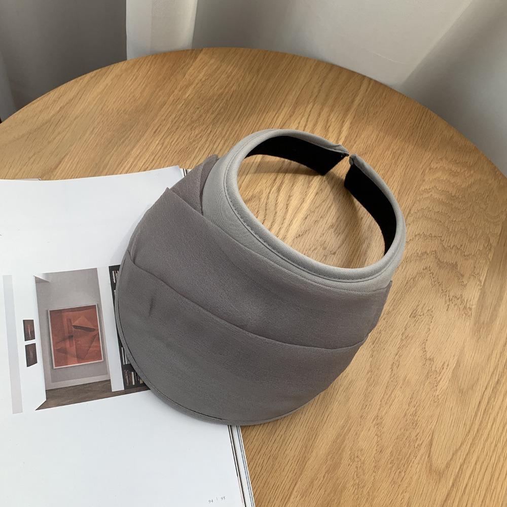 

Casual Empty Top Women s Sun Hat Anti UV Breathable UV Protection Hat Folding Design Sunscreen Sport Sun Visor Casual Wear сірий