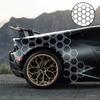 NEW Car Creative Honeycomb Open Style Sticker Auto Graphics Vinyl Decor Tuning Car Side Sticker