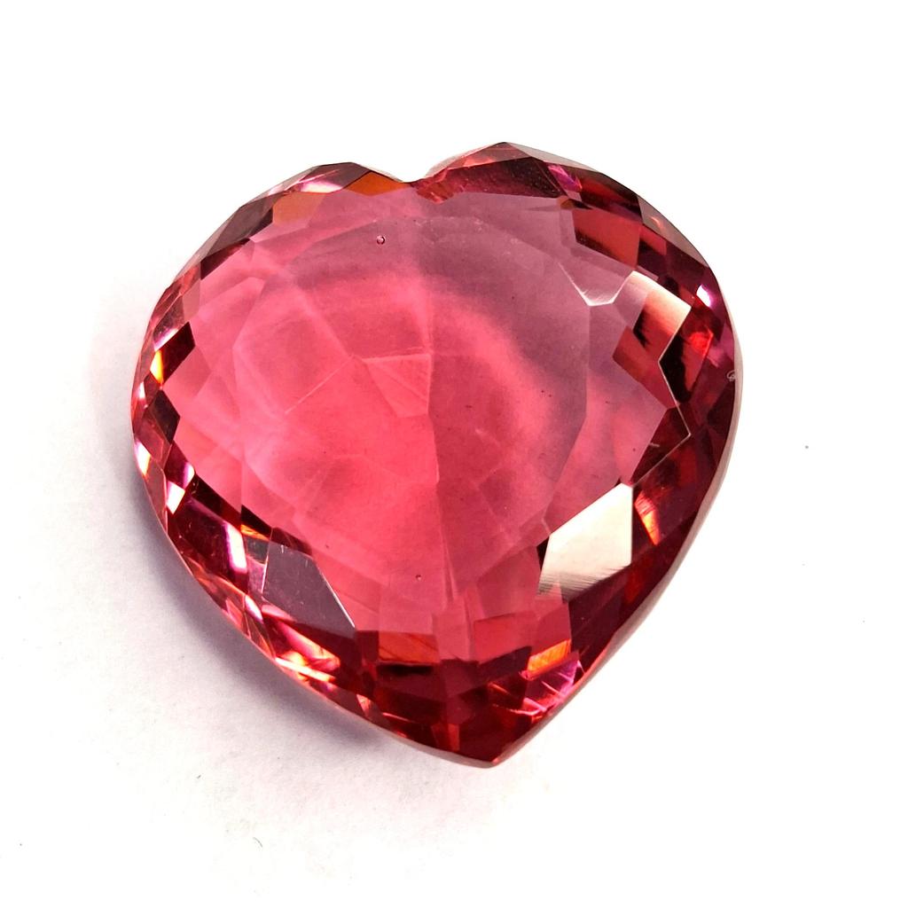 Certified Natural Rubellite Tourmaline Heart Cut 115-117 Ct Beautiful Gemstone