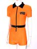Female Prisoner Halloween Costume Women Carnival Christmas Day Cosplay Game Uniforms Suit