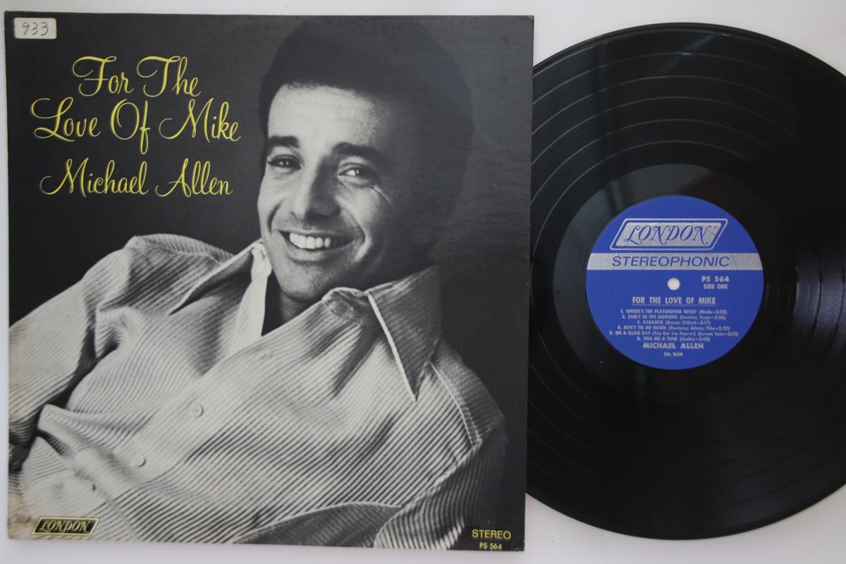 

LP Record MICHAEL ALLEN - For The Love Of Mike PS564 LONDON 1970 US Pop Used