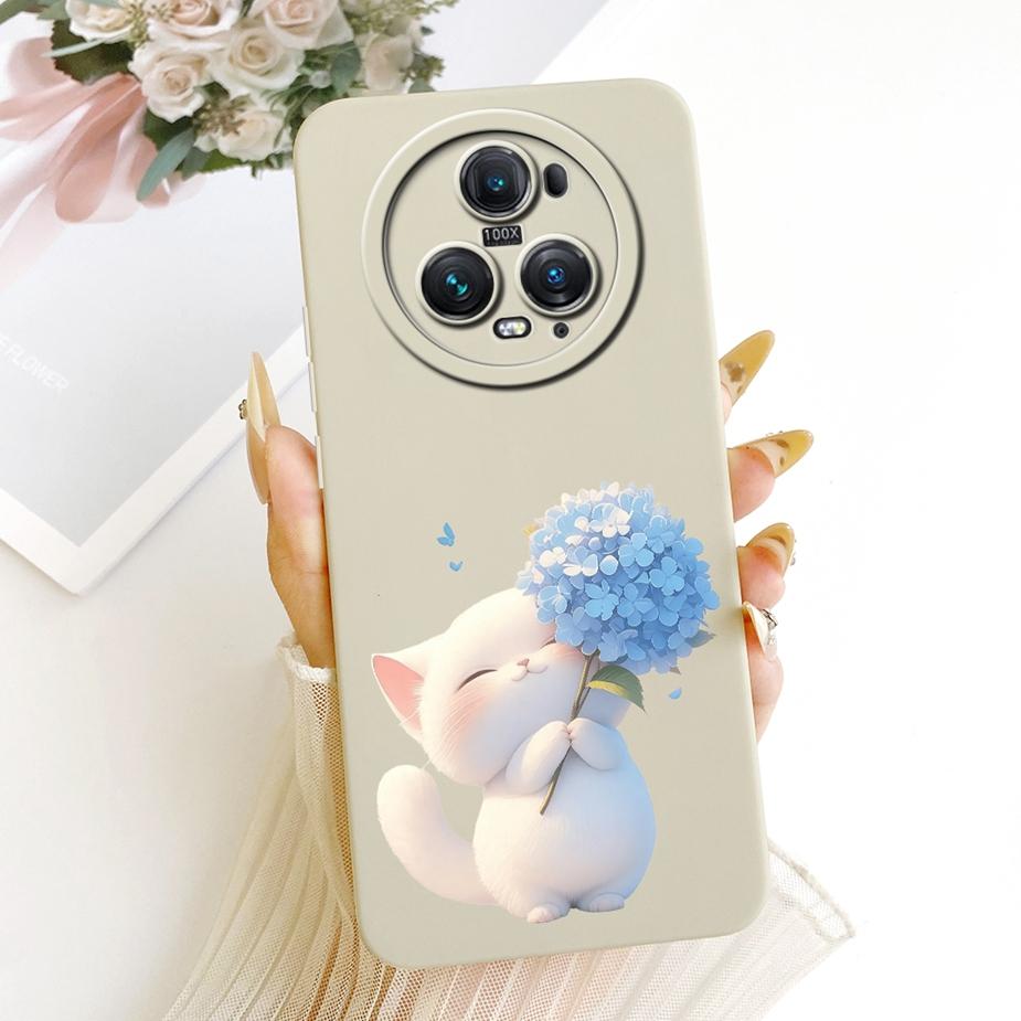 For Honor Magic 5 Case PGT-AN00 Cute Cat Cartoon Cover Shockproof Soft TPU Phone Case For Honor Magic 5 Pro Magic5 Fundas Bumper