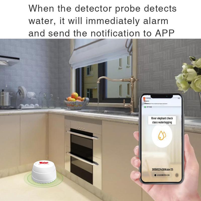 Tuya Smart WiFi Water Leak Sensor & Alarm