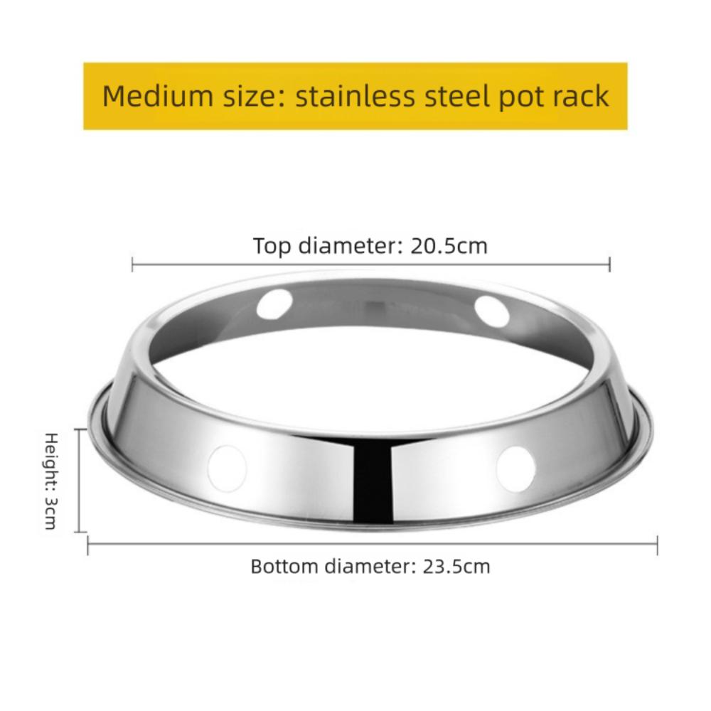 

Противоскользящее кольцо-подставка для вока из нержавеющей стали, настольная подставка для защиты от ожогов, детали для варочной панели M