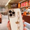 Applicable Side Electroplating Bracelet Apple 17promax Love Mobile Phone Case/15/16 Protective Case 18promax Soft