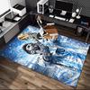 1pc Area Rug Appropriate for Office, Football Star Messi Carpet, Versatile Printed Chair Rug, Durable Home Sofa Carpet