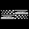 2PCS Car Styling Column Decals Window B Pillars Decorative Stickers For Honda Fit Civic Jazz CITY Accord CR-Z VTEC Vezel Insight