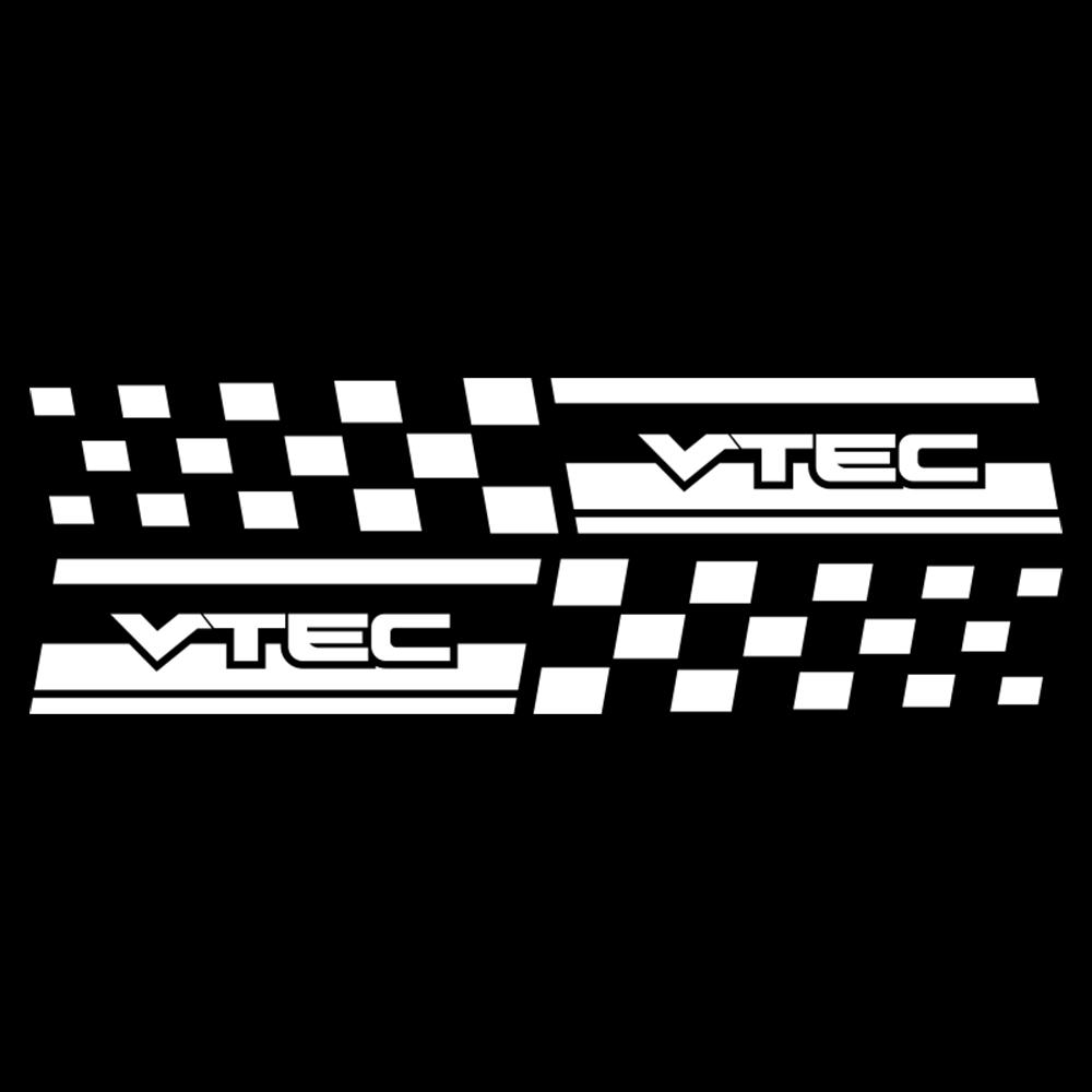 2PCS Car Styling Column Decals Window B Pillars Decorative Stickers For Honda Fit Civic Jazz CITY Accord CR-Z VTEC Vezel Insight