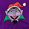 Sesame Street Unisex Adult Count von Count Santa Hat T-Shirt