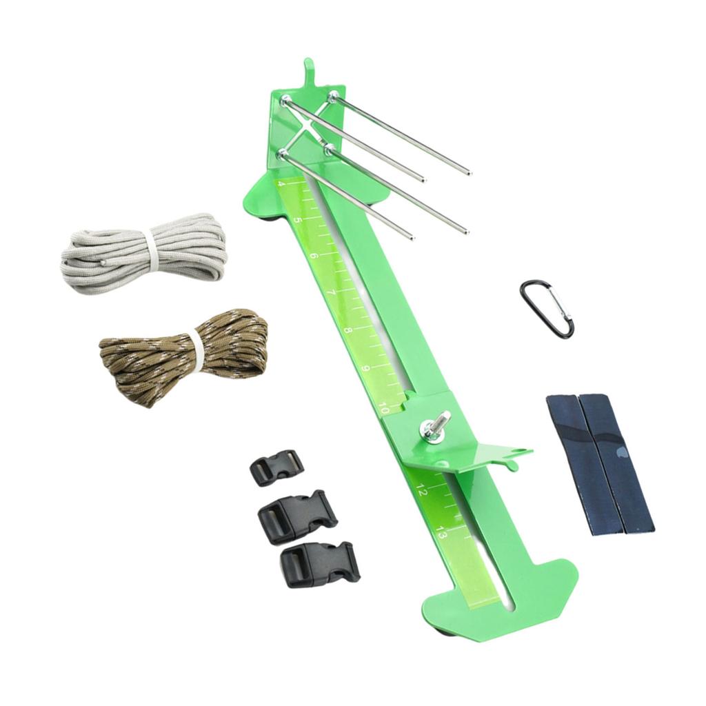 ג'יג לצמידי פרקורד לצמידים שזירת חבל מצנח אריגה נירוסטה כלי לשזירת פרקורד מתכוונן