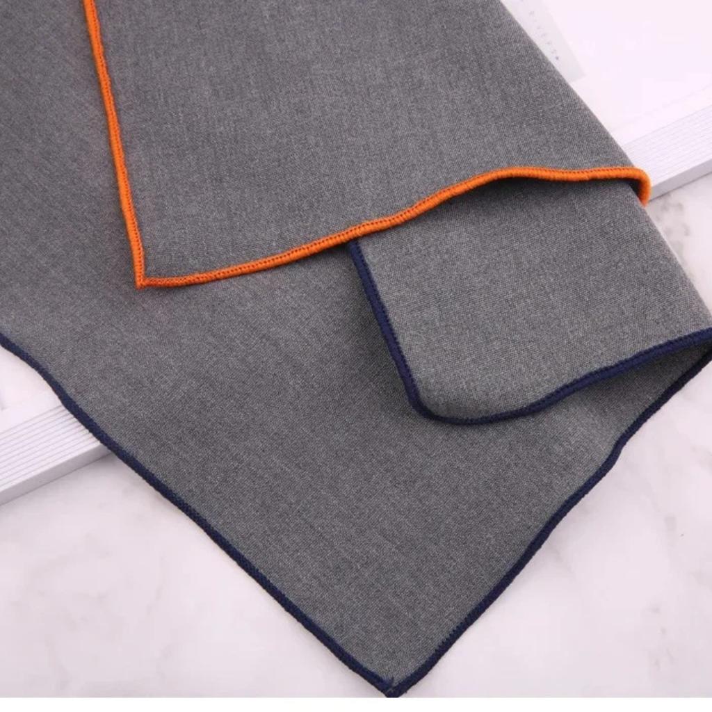 23cm Plain White Pocket Square Handkerchief Small Suit Pocket Towel Cloth Decoration