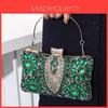 Élégante Pochette pour Dames avec Ornements en Strass pour Événements du Soir