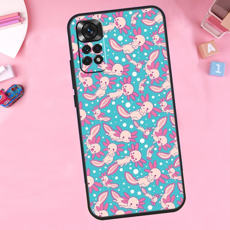 

Cute Animal Axolotl For Xiaomi Redmi Note 13 10 12 11 14 15 Pro Plus Phone Case For Redmi 15 13C 12C 14C 10C 15C Redmi Note 9 Pro