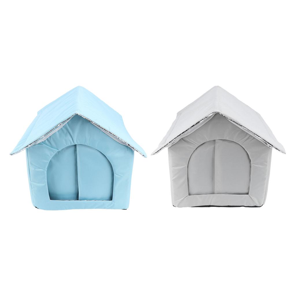 Outdoor Cat House Water Resistant Weather Proof Spacious Enclosed Winter Insulated Cat Shelter for D