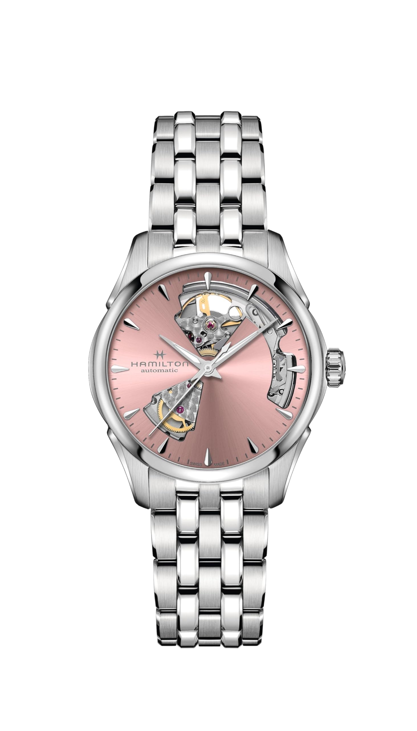 

Годинник Hamilton Jazzmaster Open Heart Automatic з офіційною гарантією, Жіночий, H32215170, [Імпортований]