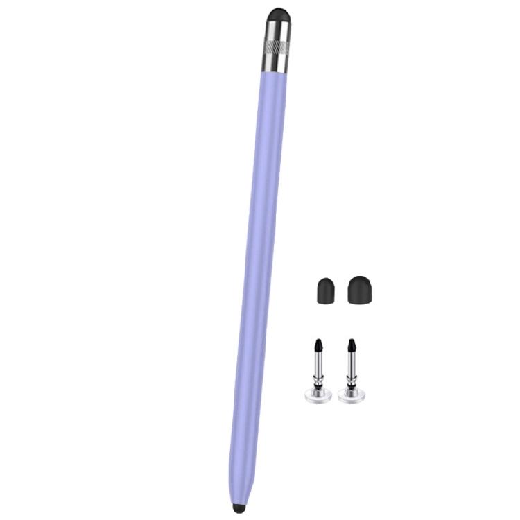 Universals Two Tip Styluses Pen 3 In 1 Design Soft Silicone Heads for Tablets Phones Precise Touch Control