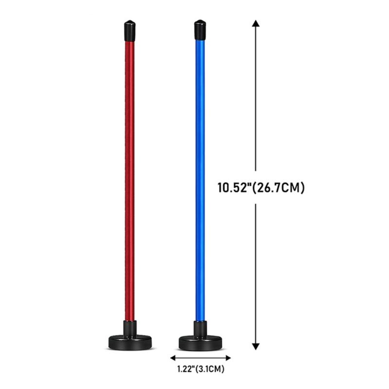Magnetic Golf Alignment Stick Light Weight Swing Training Tool For Precise Swing Practice Indoors Or Outdoors