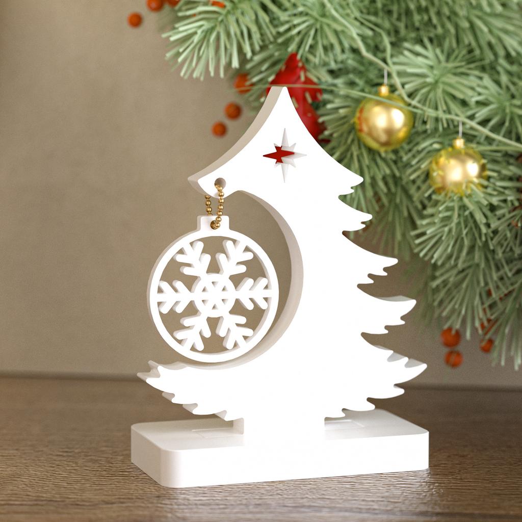 DIY Resin Mold Christmas Tree Snowflake Hanging Ornament Aromatherapy Gypsum Silicone Mold
