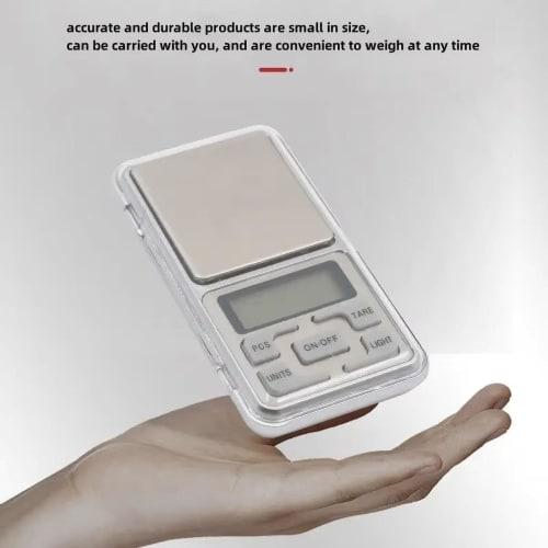 Audiophile Pocket Digital Scale, 0.01g-500g Precision, Portable, Professional, Digital Scale, Electronic Balance, High-Precision Weighing Scale, Engli