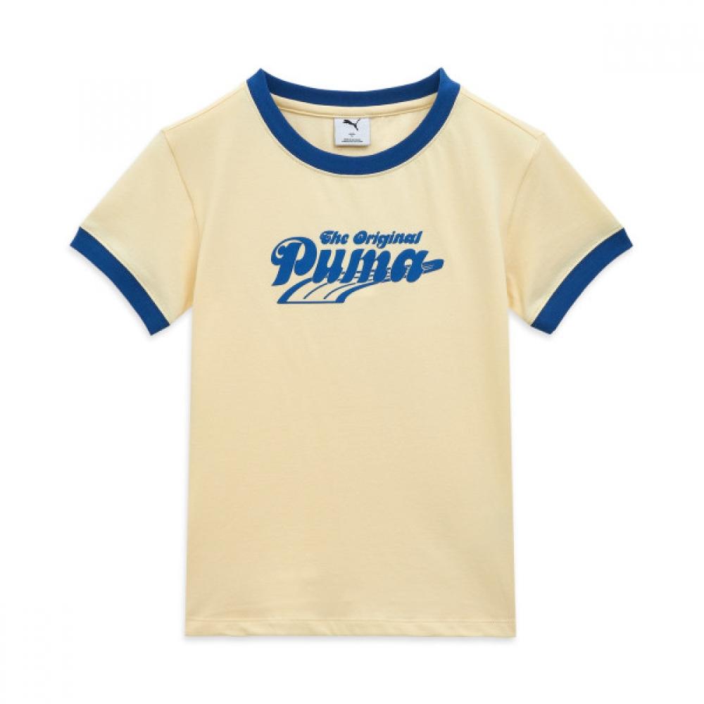 Puma Official Women S Original KniT ShorT Sleeve T ShirT