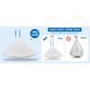 5 Rolls Self Cleaning Cat Litter Box Liners 20 Counts Extra Thick for Automatic Cat Litter Box Robot with Drawstring Trash Bags