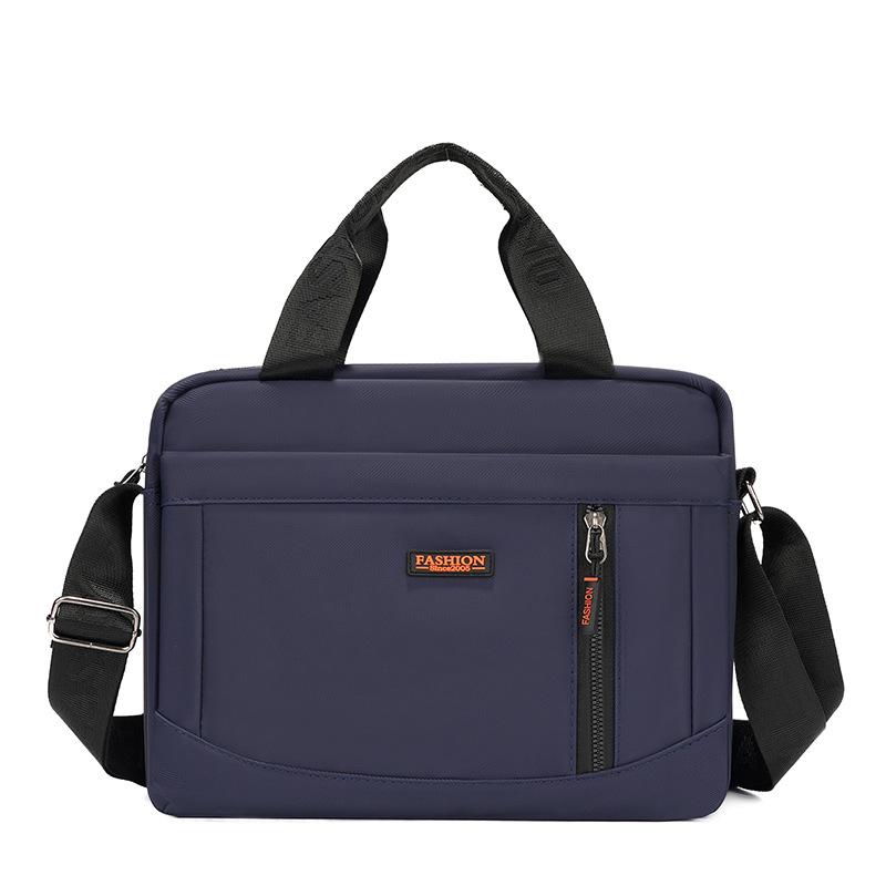 Multi-functional Outgoing Shoulder Bag Men's Commuter Portable Flat-panel Briefcase Business Crossbody Bag