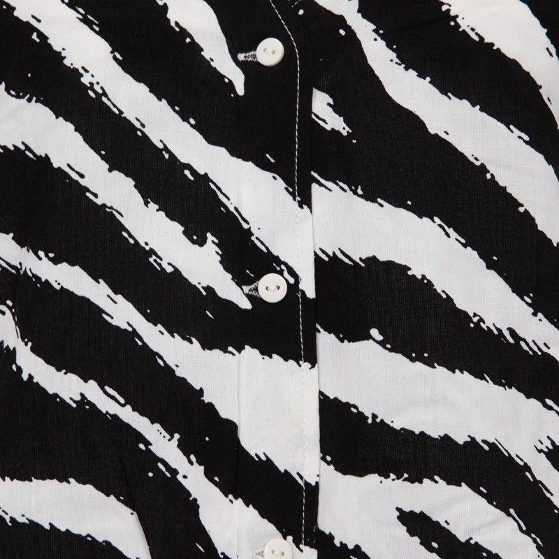 Blouse décolleté v à nouer imprimé zèbre Femme VERO MODA