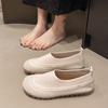 Retro style round head shallow mouth single shoes women's 2025 spring and autumn new versatile fashion Korean version round head flat bottom Mary Jan