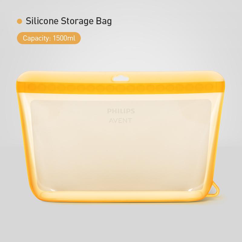 Philips Avent Silicone Food Friut Storage Bag 500ml/1000ml/1500ml