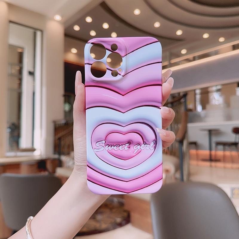 Simple All-inclusive Love for Apple Mobile Phone Protective Case for IPhone14promax for Apple Mobile Phone Case