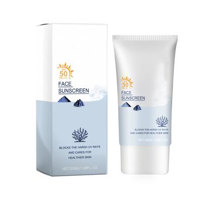 Sunscreen Lotion UV Proof Sun Paste Concealer For Face Sweat Proof Sunblock Water Resistant Sunscreen For Outdoor Swimming 50ml