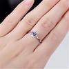 New Never Fade Luxury Original Rings For Women Engagement Gift Proposal Jewelry Bride Wedding Bands Allergy Free