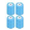 Disposable Toilet Brush Set Wall Mounted with Replaceable Refill Heads Cleaning Tool with Storage Holder Bathroom Cleaner Kit