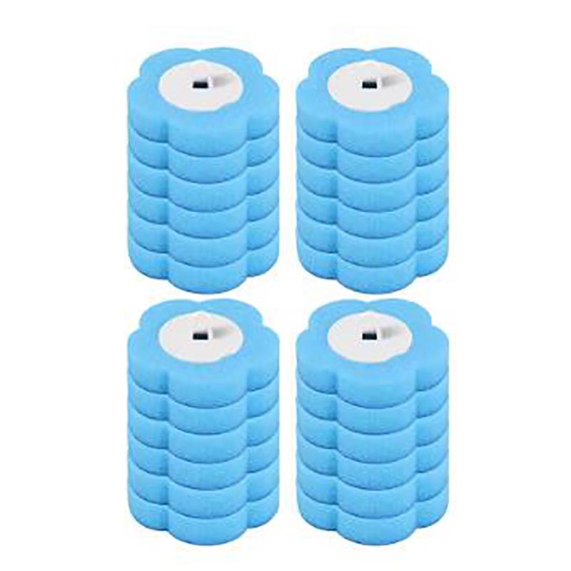 

Disposable Toilet Brush Set Wall Mounted with Replaceable Refill Heads Cleaning Tool with Storage Holder Bathroom Cleaner Kit