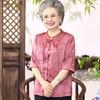 Elegant Women's New Chinese Style Floral Summer Blouse