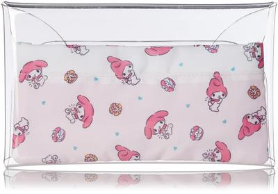 Clear Multi Case with Pouch Pouch Cosmetic Pouch Cosmetic Pouch Square Pouch Accessory Case Clear Transparent Inner Pouch My Melody Kuromi
