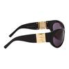 Givenchy Irregular Shape Sunglasses With Logo Unisex sunglasses Black GV40073I6301A