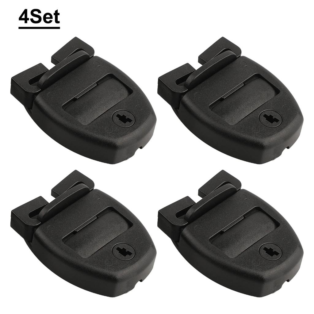 Complete Set Of For Spa Cover Clips Featuring 4 Latches 4 Keys And 8 Screws For Enhanced For Spa Cover Security