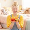 Set of 9 Soft Squishy Food Shaped Stress Relief Toys Includes Donut Cupcake Fries Corn Dog and More for Sensory Play and Anxiety Reduction