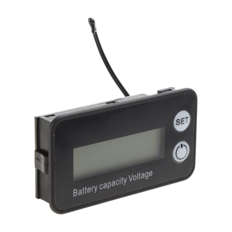 Portable Battery Meter Battery Capacity Voltage Indicator Battery Gauge Monitor for Smart Calibration Battery Status Tes