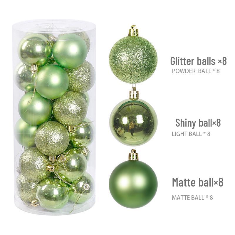 Vergoldete Weihnachtsbaum- und Fensterhänge-Ornamente - Feiertags-Dekorationskugel für Hochzeiten und Feiern