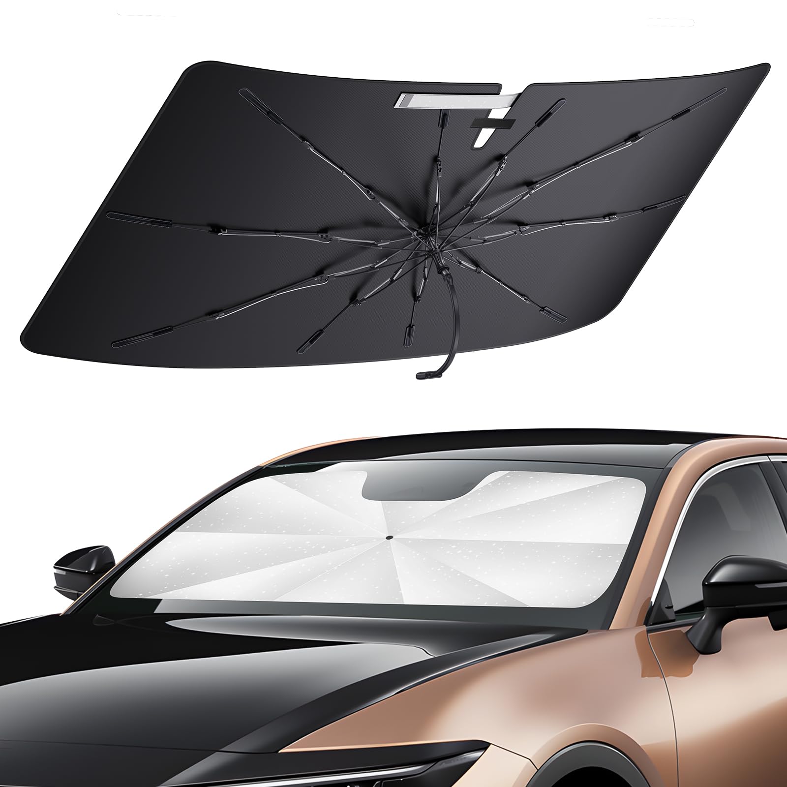 

Toyota Crown Поколение Передний Сгибаемый Центральный Солнцезащитный Козырек УФ 10 Стекловолокно Crown Спортивный Автомобиль Сон на Солнце Жара Кроссовер Автомобиль Сумка для Хранения в Комплекте