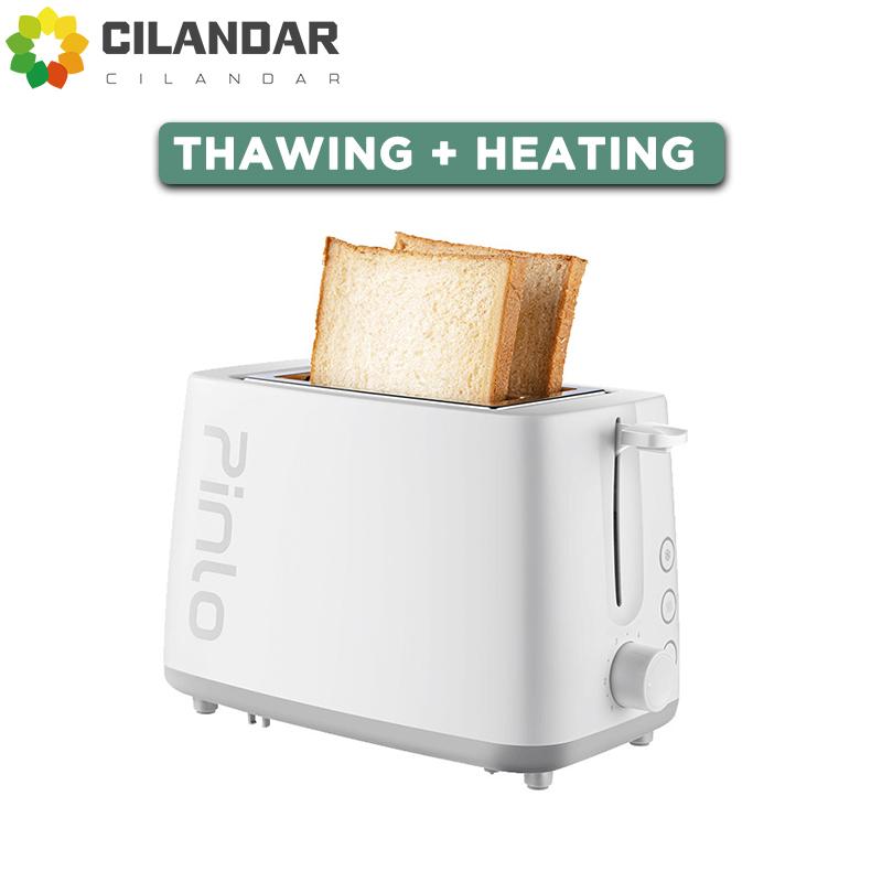 

Хлебные тосты PinLo со съемным подносом для крошек, тостеры, кухонная техника, домашняя бытовая техника, 2 ломтика, мини-автоматический завтрак