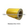 Reflective Yellow Warning Tape - Waterproof 5S Safety Sticker for Workshop