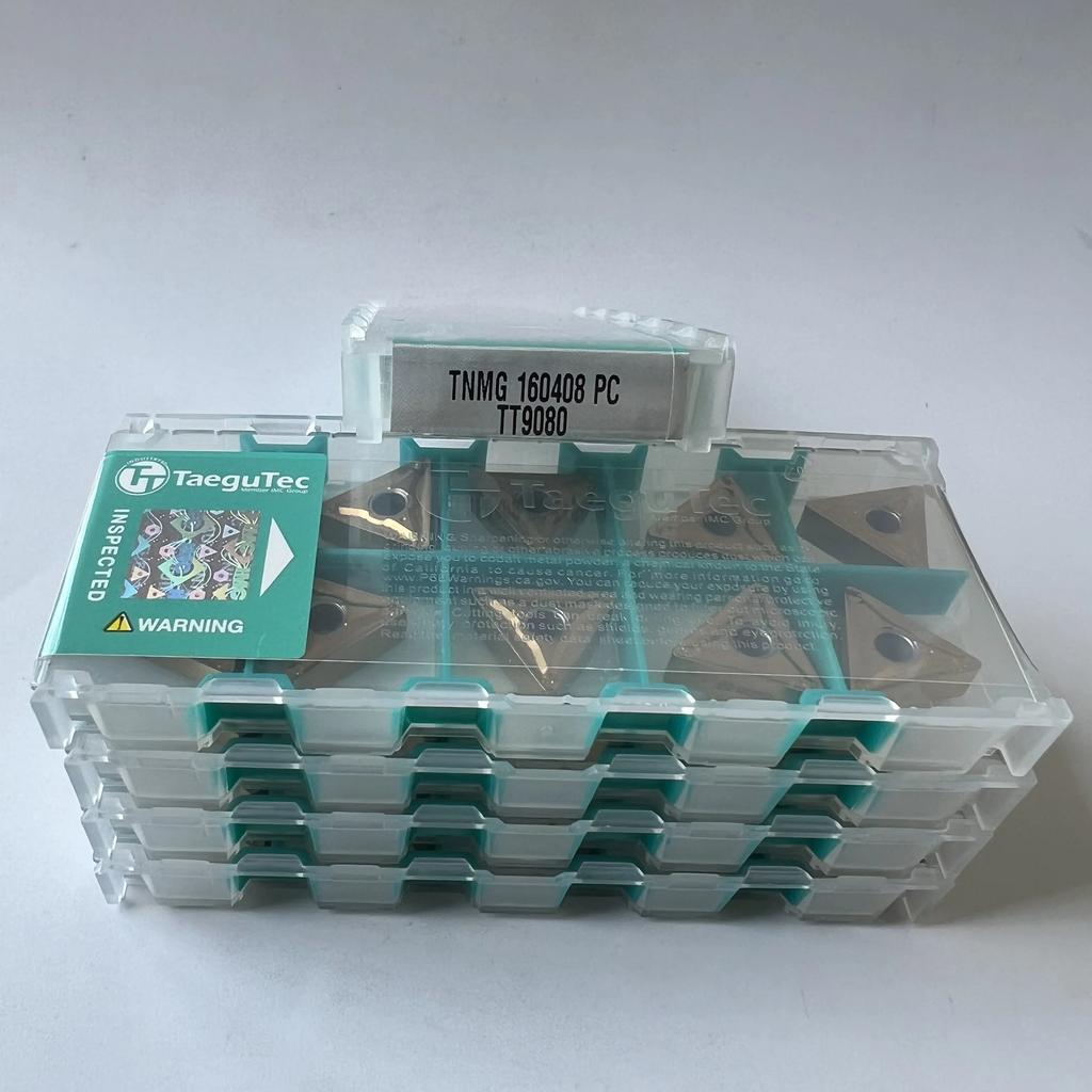 TaeguTec / TNMG160408PC TT9080 / Original Carbide Blade 10 Pcs