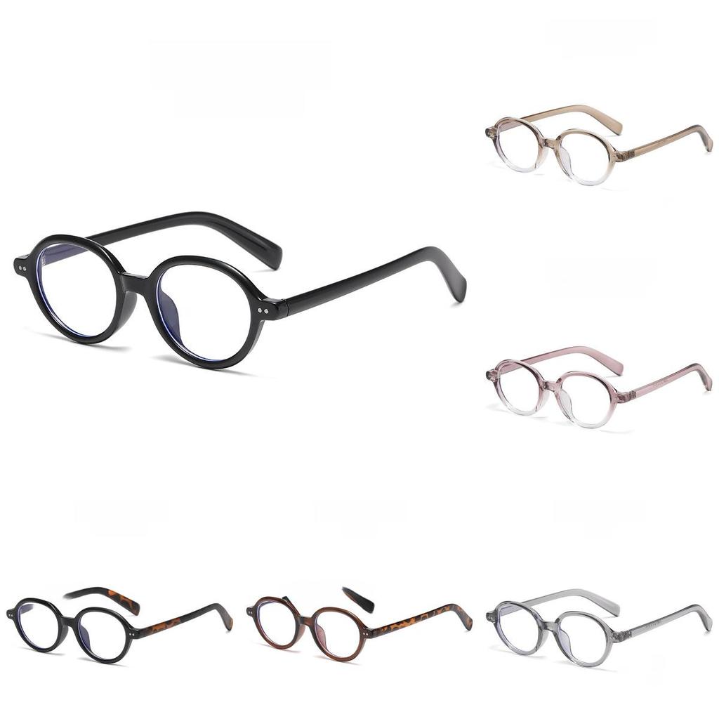 Tr90 Oval Eyewear Frame With Blue Light Blocking For Stylish Office Wear