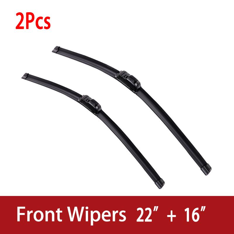 

Kcimo For KIA Rio 2 JB 2005-2011 Car Wiper U-type Soft Rubber Boneless Wiper HD Quiet Durable Automotive Wiper 22 +16 For KIA&for Rio 2 JB
