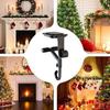 Fireplace Stocking Hook Mantle Garland Hanger Strong Load-bearing Adjustable Design Heavy Duty 2-in-1 Stocking Garland Holder