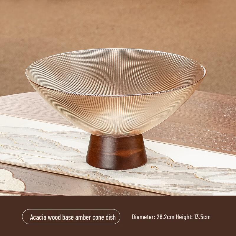

Elegant Glass Fruit & Candy Dish