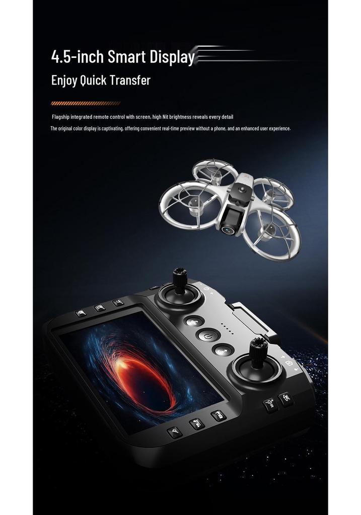 Z4 Large Screen Brushless FPV Drone with HD Camera, Optical Flow Hover, and Remote Control.